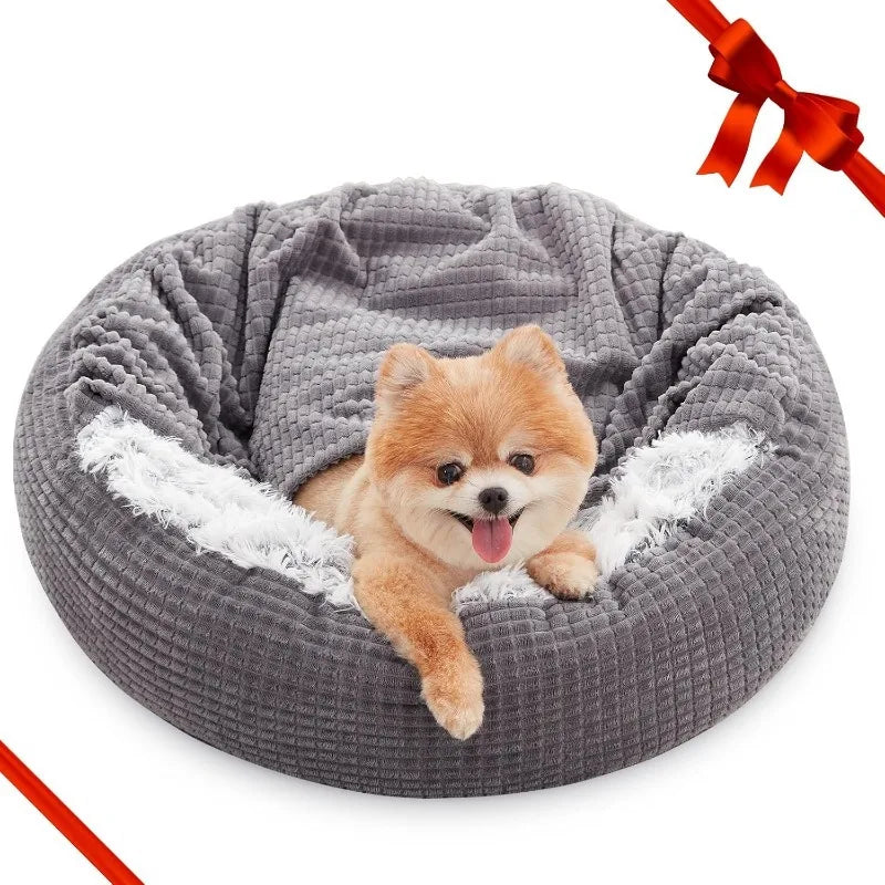 Lit pour Chien avec Couverture Attachable