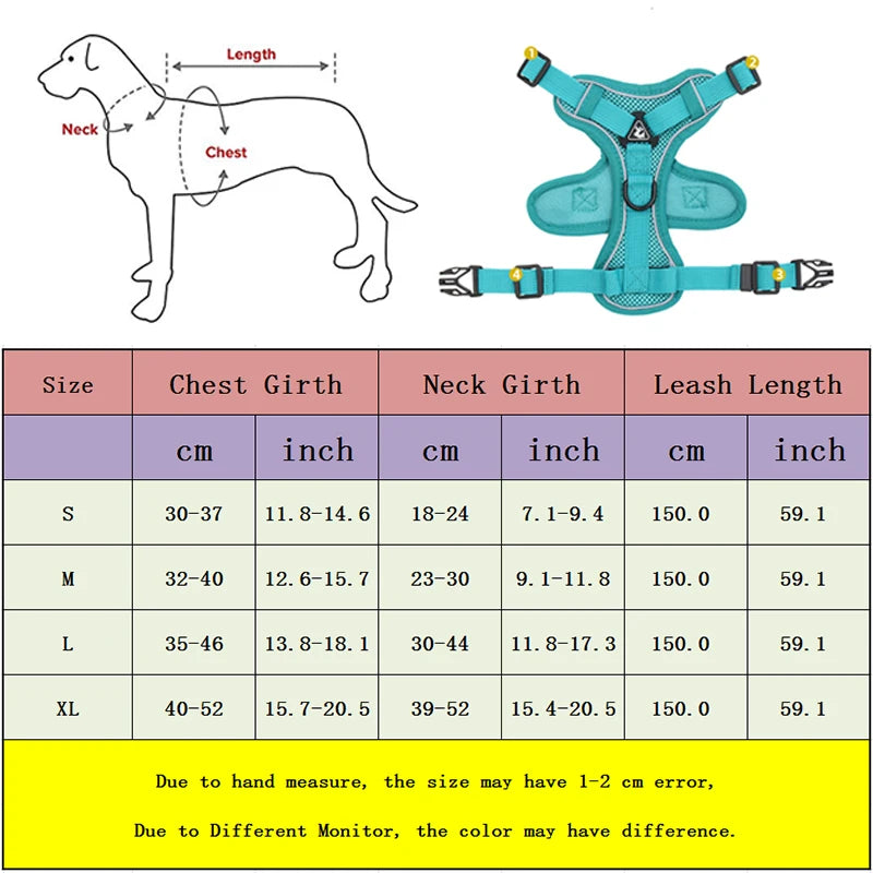 Harnais sans traction pour Chien